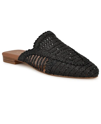 Nine West Women's Campton Woven Slip-On Mules