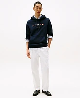 Tommy Hilfiger Men's Embroidered Nautical Flag Sweatshirt