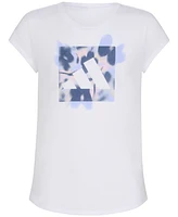 adidas Big Girls Cap-Sleeve Logo Graphic Cotton T-Shirt