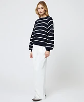 French Connection Women's Lily Mozart Cotton Striped Sweater