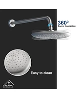 Casainc 2 Functions Walk-in Thermostatic Shower System with Rough-in Valve