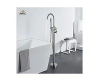 Casainc Residentail Freestanding Tub Faucet double Handheld Shower Bathroom Bathtub