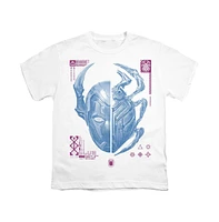 Blue Beetle Boys Split Short Sleeve Tee / T-Shirt