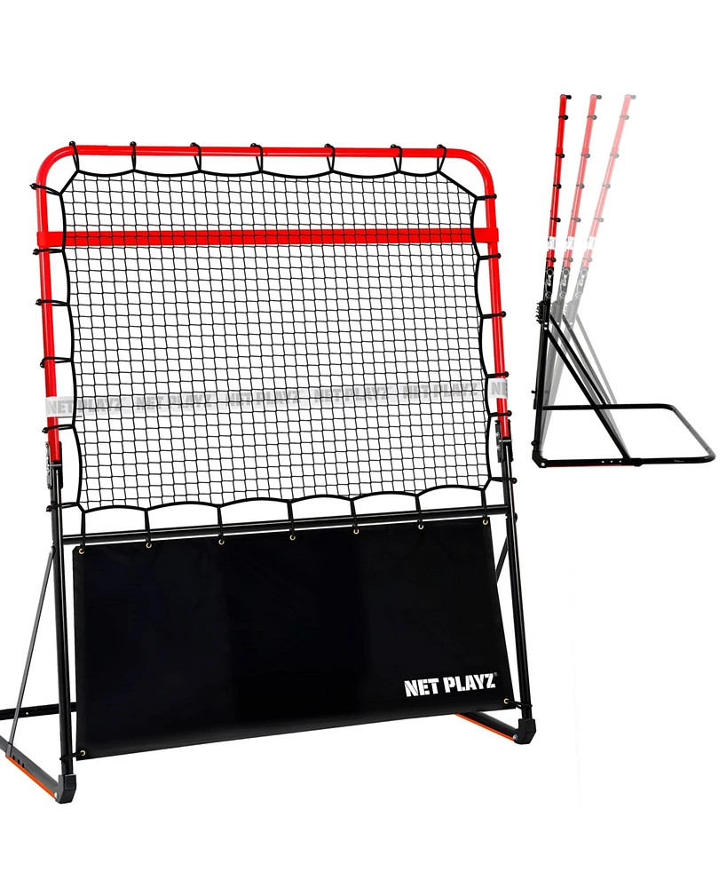 Net Playz 4' Portable Pro Pickleball Rebounder