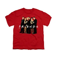 Friends Boys Cast Black Short Sleeve Tee / T-Shirt