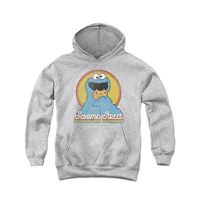 Sesame Street Youth Cookie Monster Layers Pull Over Hoodie