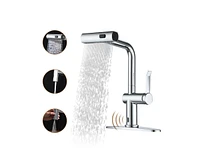 Casainc Single Handle Pull Out Kitchen Faucet With Touchless Sensor Three-function Mode Sprayer
