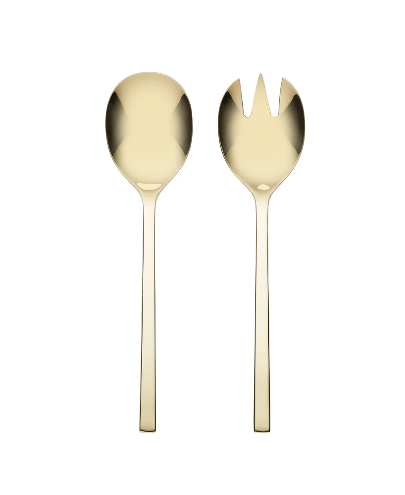 Oneida Allay Champagne 2-Piece Salad Server Set