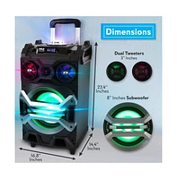 Pyle Portable Bluetooth Karaoke Speaker System