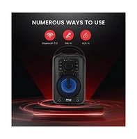 Pyle 4” Portable Wireless Bt Streaming Speaker