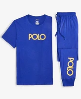 Polo Ralph Lauren Logo Sleep Shirt Sleep Joggers Exclusively At Macys