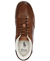 Polo Ralph Lauren Men's Masters Court Burnished Leather Sneaker