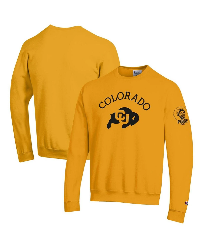 Champion Men's Gold Colorado Buffaloes Peggy Pullover Sweatshirt