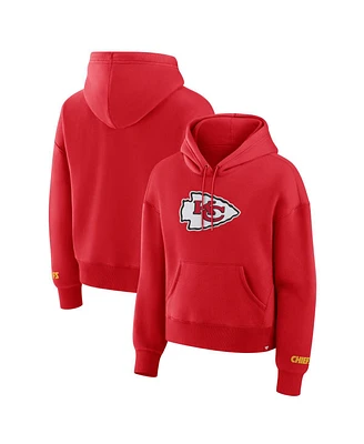 Fanatics Women's Red Kansas City Chiefs Legacy Fleece Pullover Hoodie