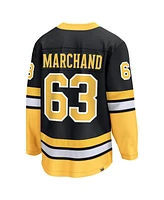 Men's Fanatics Brad Marchand Black Boston Bruins 100th Anniversary Premier Breakaway Player Jersey