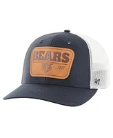 '47 Brand Men's Navy/White Chicago Bears Thrash Trophy Flex Hat