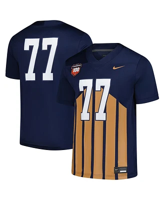 Nike Men's 77 Navy Illinois Fighting Illini Untouchable Replica Football Jersey