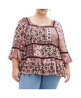 City Chic Plus Lailah Top