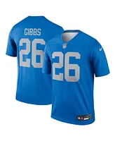 Nike Men's Jahmyr Gibbs Blue Detroit Lions Alternate Legend Player Performance Top