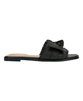 Bandolino Women's Vallen Square Toe Flat Sandals