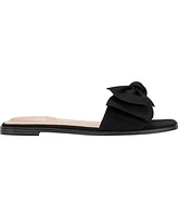 Bandolino Women's Violeta Bow Flat Slide Sandals