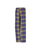 Concepts Sport Women's Purple Lsu Tigers Vector T-Shirt Flannel Pants Sleep Set