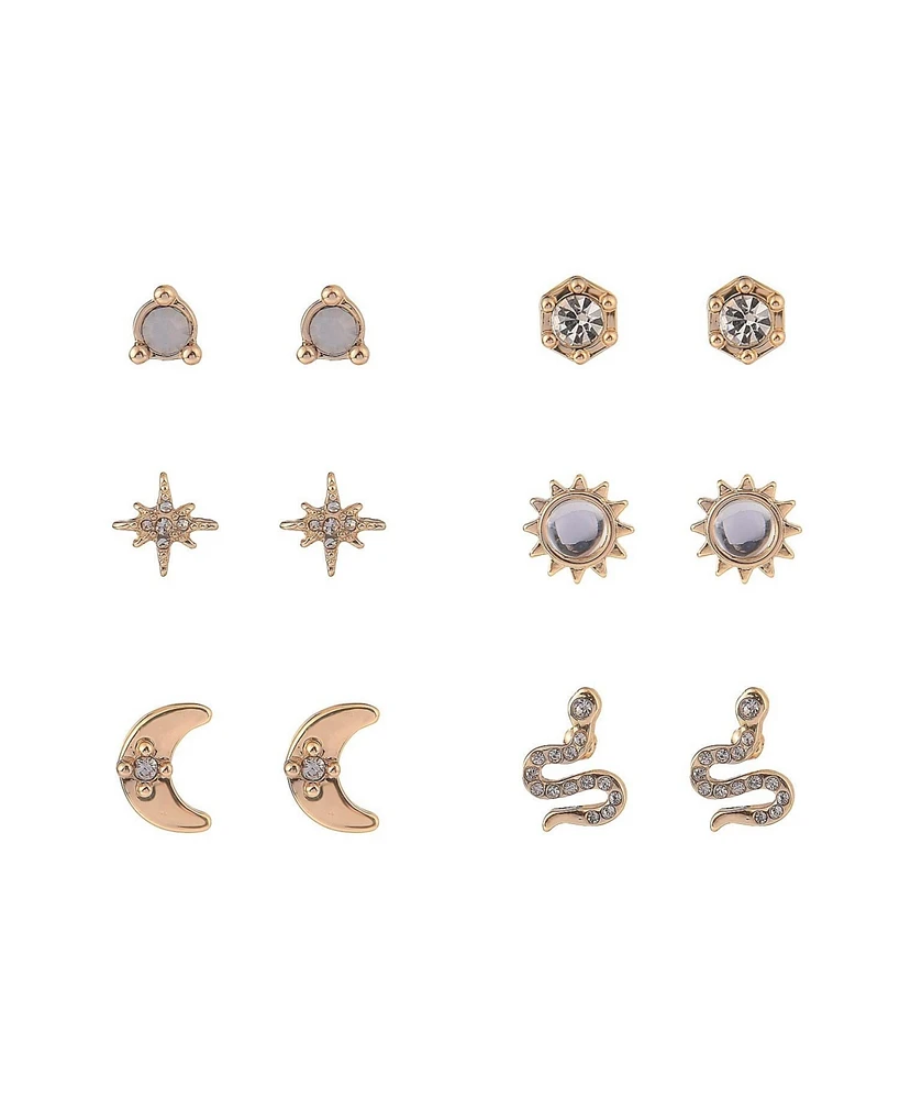 Rachel by Rachel Roy 6 Pair Stud Earring Set