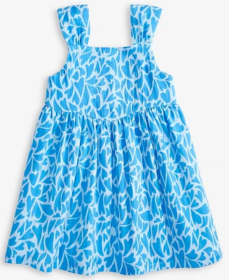 Epic Threads Toddler Girl Aquatic Hearts Cotton Dress, Exclusively at Macy's