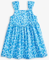 Epic Threads Toddler Girl Aquatic Hearts Cotton Dress, Exclusively at Macy's