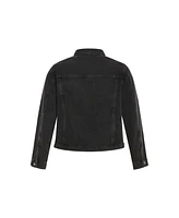 City Chic Plus Tia Denim Jacket