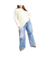 City Chic Plus Size Jojo Sweater