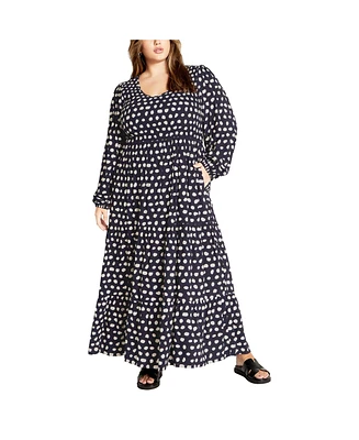 Plus Jayden Print Maxi Dress