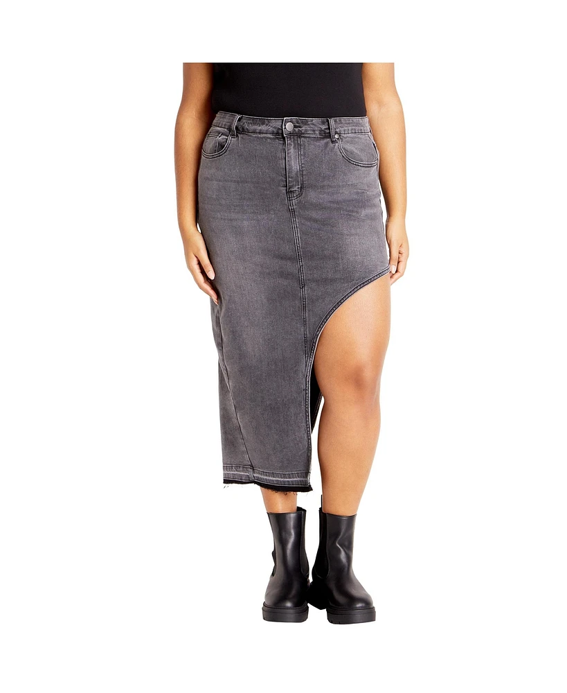 City Chic Plus Remi Skirt