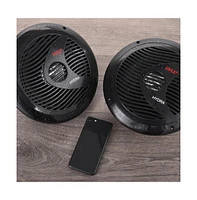 Pyle 8" Waterproof Marine Component Speakers - 180 Watt, Black