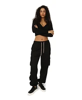 Belle & Bloom Women's Perfect Match Cargo Trackpants