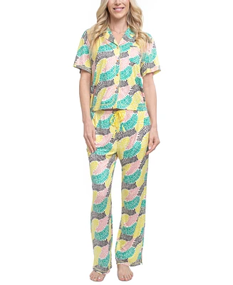 Ocean Pacific Women's Mild At Heart Printed Pajama Set
