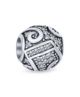 Bling Jewelry Sterling Silver Musician G Clef Charm Bead for European Bracelets