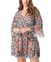 Coco Reef Women's Enchant Printed Cover-Up Dress