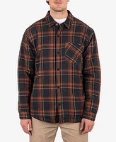 Hurley Men's Portland Sherpa Lined Flannel Shirt