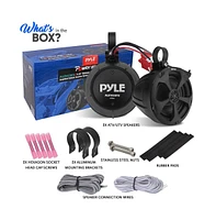 Pyle 5.25 Waterproof Bluetooth Off-Road Speaker System, Amplified, 1000W