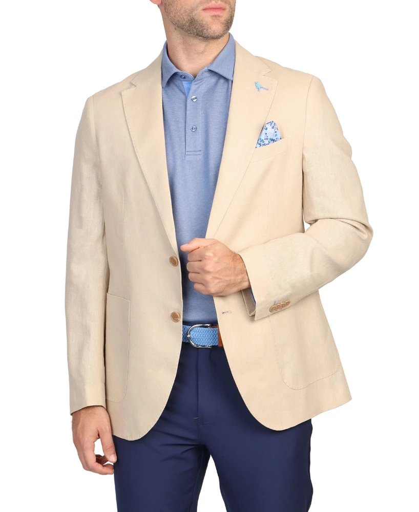 Tailorbyrd Men's Solid Linen Sportcoats