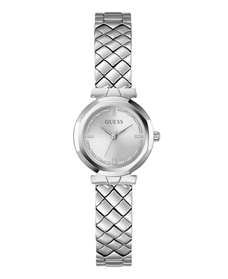 Guess Women's Analog Silver Tone Steel Watch, 26mm