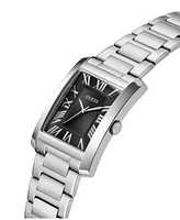Guess Men's Analog Silver Tone Stainless Steel Watch, 34mm