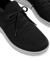 FitFlop Women's Super-q Knit Slip-On Lace-Up Sneakers