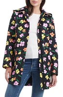 kate spade new york Women's A-Line Printed Trench Coat