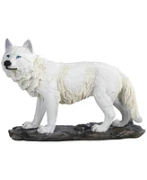 Fc Design "2-pc Set" 11.75"W Snow Wolf Figurine Statue Ornament Home Room Office Decor and Perfect Ideas for Housewarming, Holidays and Birthdays