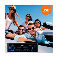 Pyle Single Din Bluetooth Cd/MP3 Stereo Receiver with Usb, Aux, Am/Fm Radio, 300W