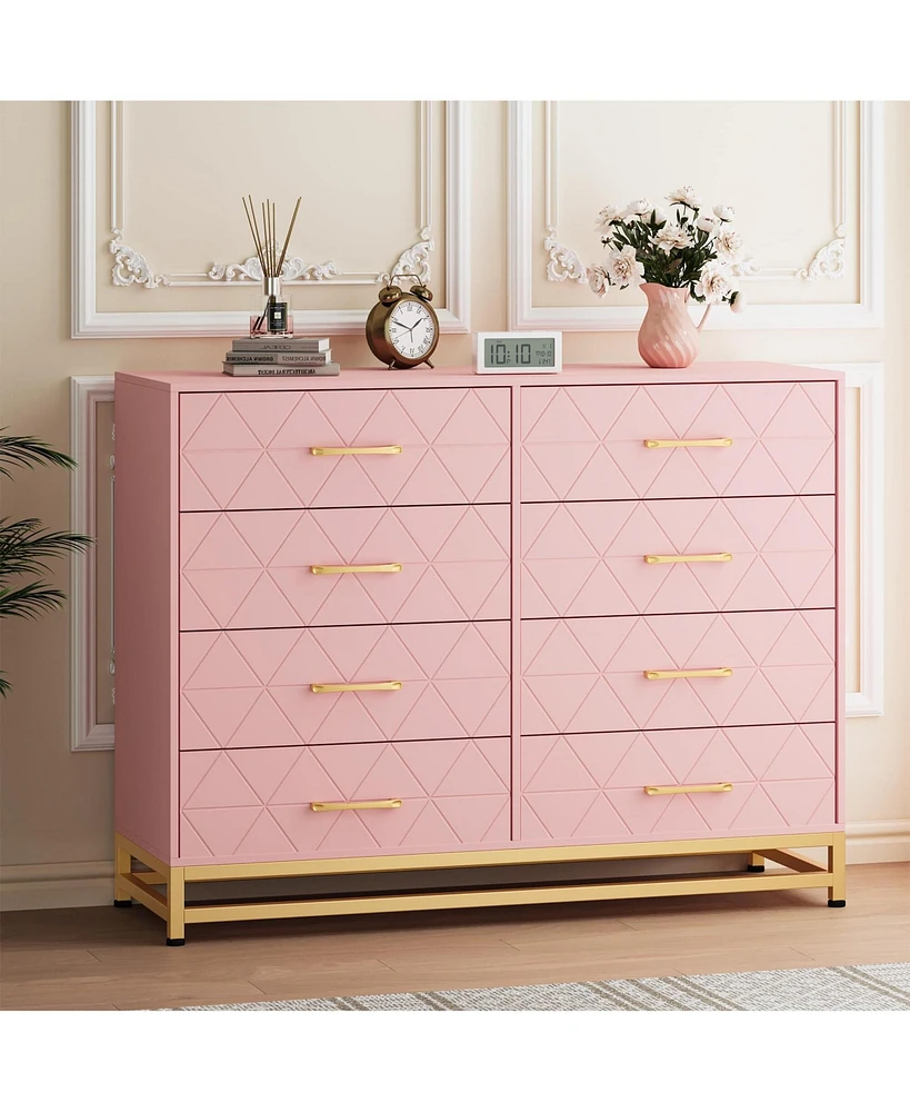 gaomon 8 Drawer Dresser for Bedroom with Deep Drawers