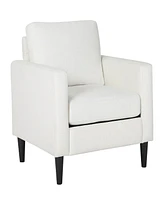 Lumisource 33" Wood Wendy Contemporary Arm Chair