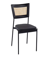 Lumisource 32" Metal Tania Contemporary Dining Chair, Set of 2